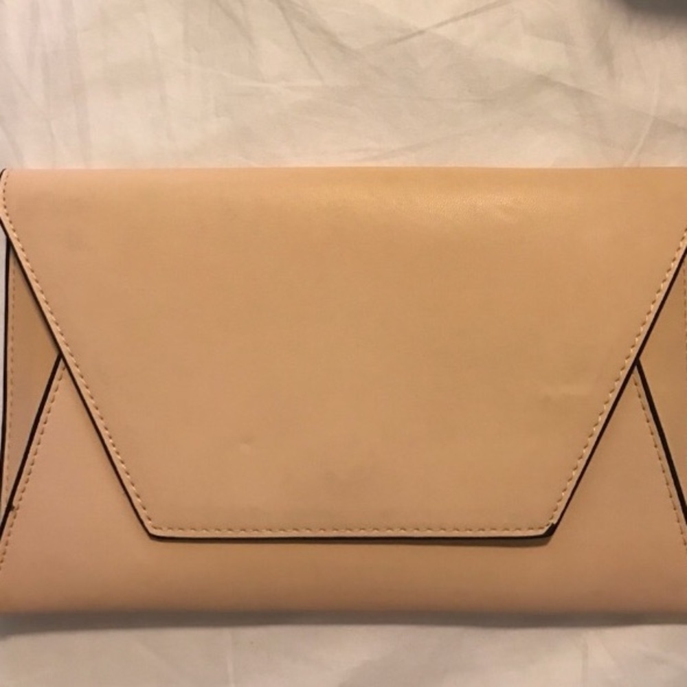 Zara Nude clutch